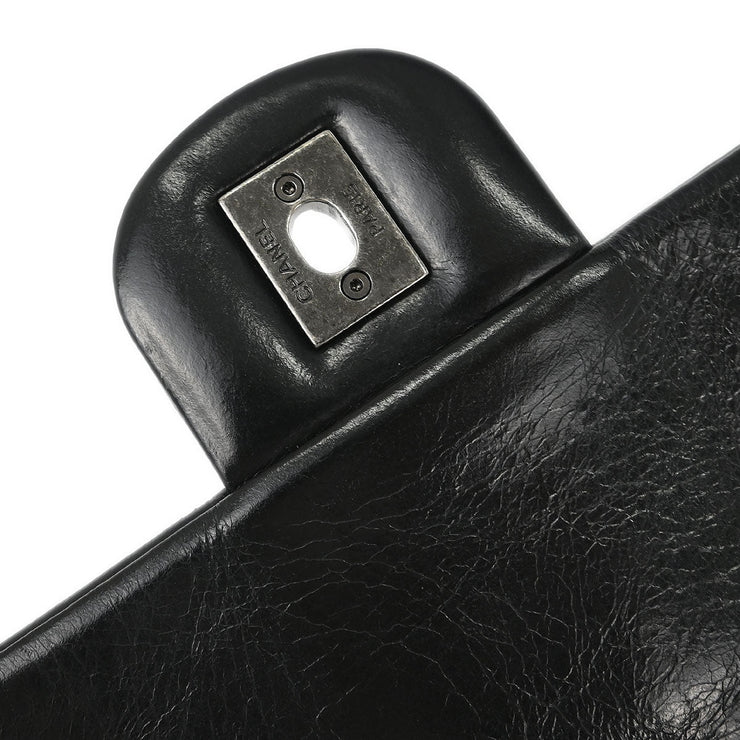 Chanel Black Calfskin Icon Shoulder Bag 177604