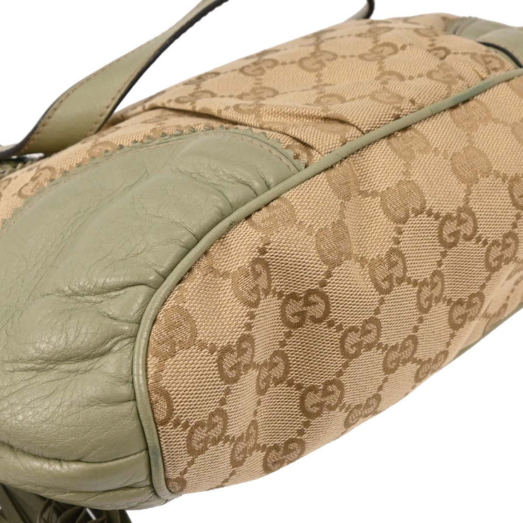 Gucci Beige Canvas GG Tote Handbag 211955 001013 177606