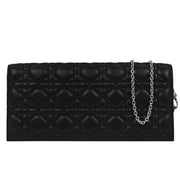 Christian Dior Black Lambskin Lady Dior Cannage Shoulder 11-MA-0134 177610