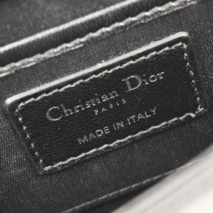 Christian Dior Black Lambskin Lady Dior Cannage Shoulder 11-MA-0134 177610