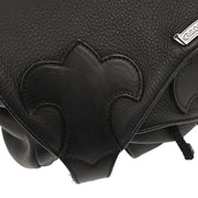 Chrome Hearts Black Leather Gunslinger Backpack 177611