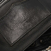 Chrome Hearts Black Leather Gunslinger Backpack 177611