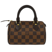 Louis Vuitton Damier Mini Speedy Handbag N41539 TH4007 177616