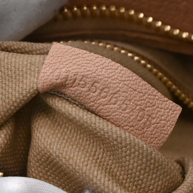 Chloe Beige Leather Everston 2way Shoulder Handbag 177617