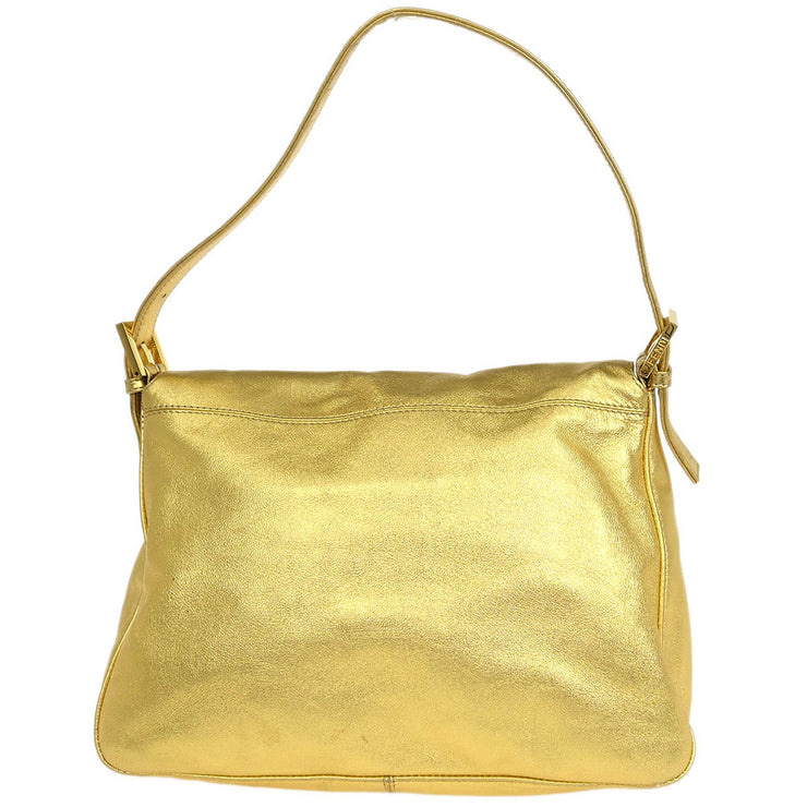 Fendi Gold Lambskin Mamma Baguette Handbag 2211 26325 009 177618