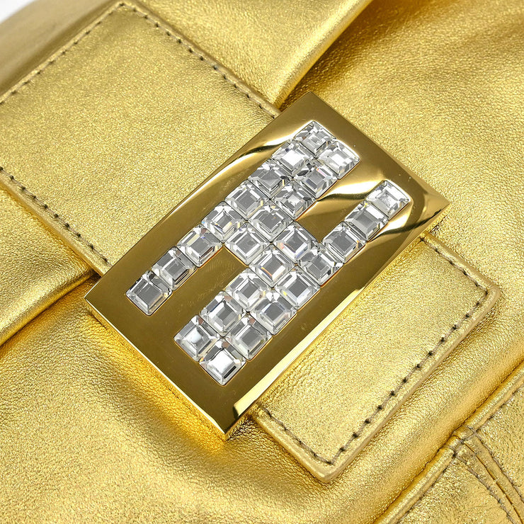 Fendi Gold Lambskin Mamma Baguette Handbag 2211 26325 009 177618