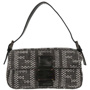 Fendi Gray Felt Zucca Baguette Handbag 2201-8BR600-WZP-089 177627