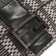 Fendi Gray Felt Zucca Baguette Handbag 2201-8BR600-WZP-089 177627