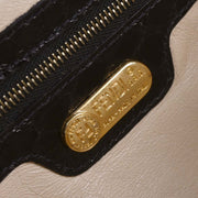 Fendi Black Python Baguette Handbag 177632