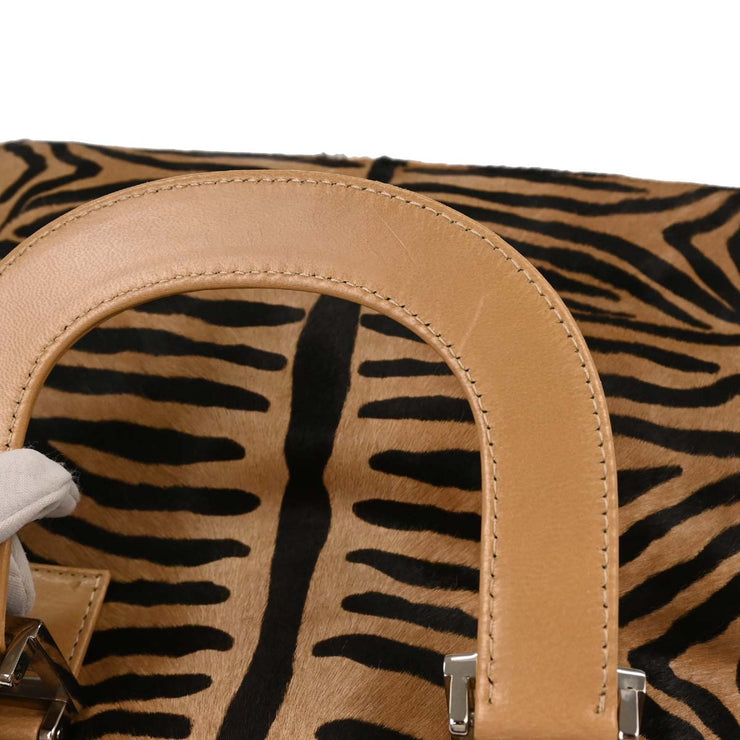 Fendi Brown Pony Hair Handbag 177640