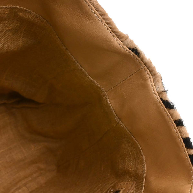 Fendi Brown Pony Hair Handbag 177640