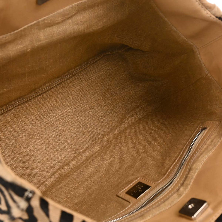 Fendi Brown Pony Hair Handbag 177640