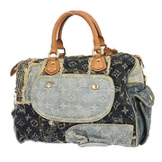 Louis Vuitton Blue Monogram Denim Patchwork Speedy 30 M95380 TH2007 177646