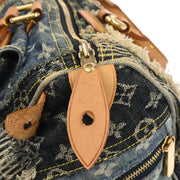 Louis Vuitton Blue Monogram Denim Patchwork Speedy 30 M95380 TH2007 177646