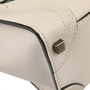 Celine White Leather Micro Luggage Tote Bag W-ZP-0182 177648