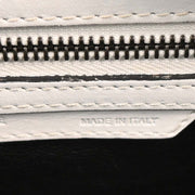 Celine White Leather Micro Luggage Tote Bag W-ZP-0182 177648