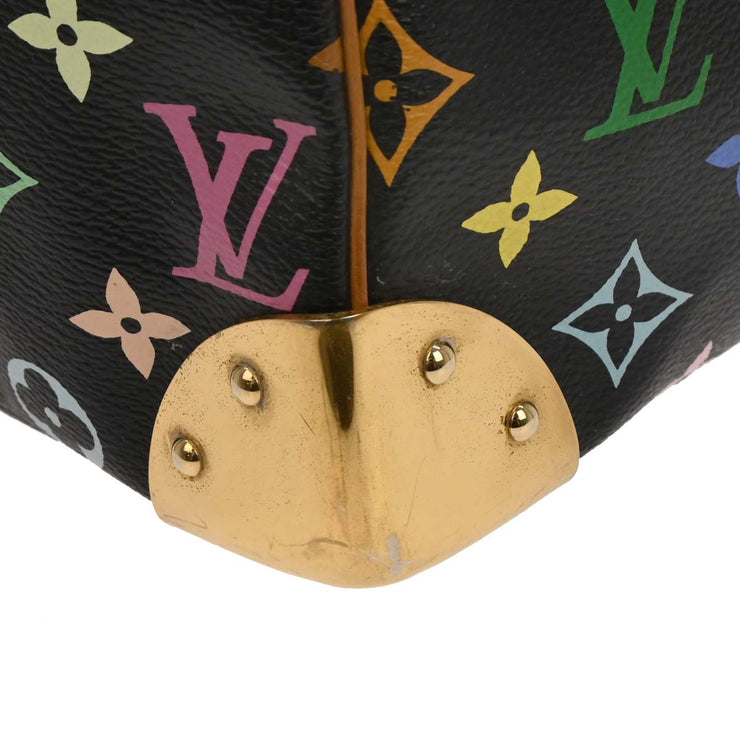 Louis Vuitton Black Monogram Multicolor Speedy 40 Handbag M93217 CE2133 177649