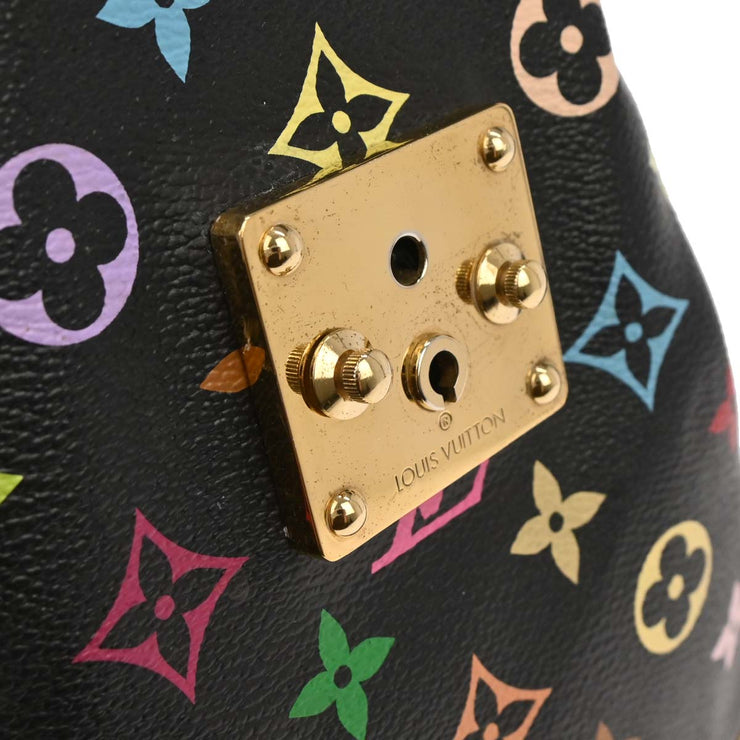 Louis Vuitton Black Monogram Multicolor Speedy 40 Handbag M93217 CE2133 177649