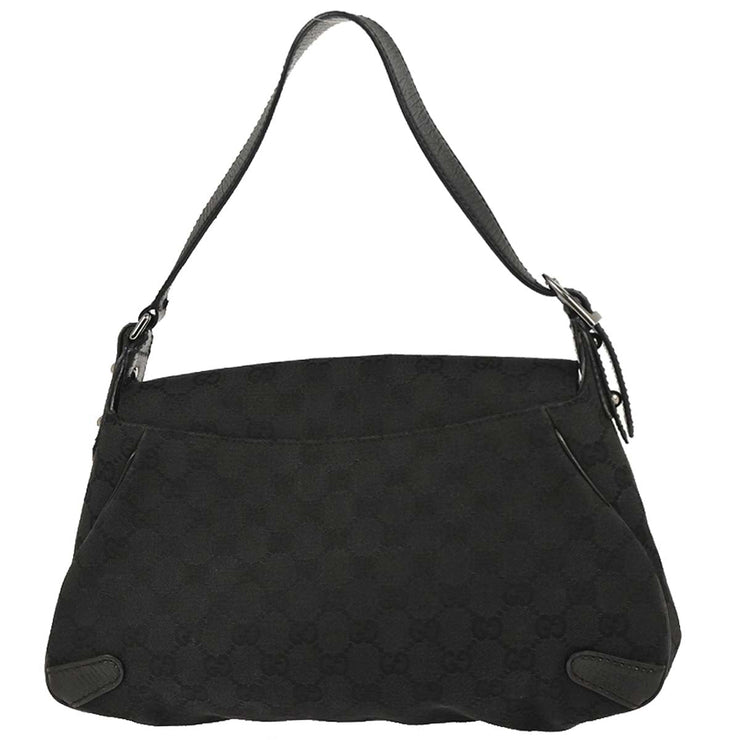 Gucci Black Horsebit GG Handbag 114915 002058 177650