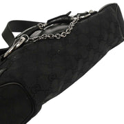 Gucci Black Horsebit GG Handbag 114915 002058 177650