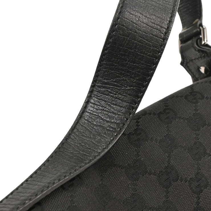 Gucci Black Horsebit GG Handbag 114915 002058 177650