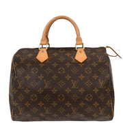 Louis Vuitton Monogram Speedy 30 Handbag M41526 AA1024 177651