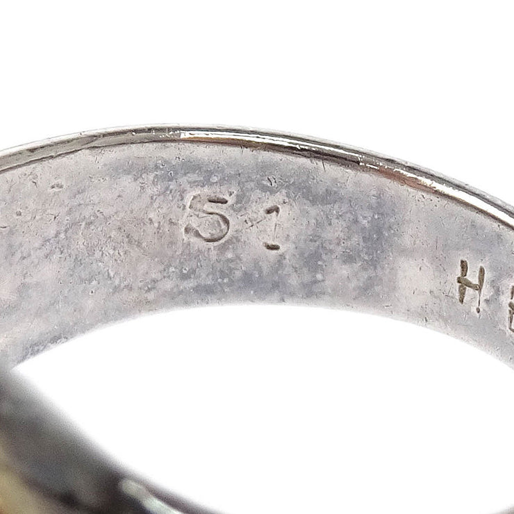 Hermes Horse Shoe Ring SV925 18KYG #51 #49 177654