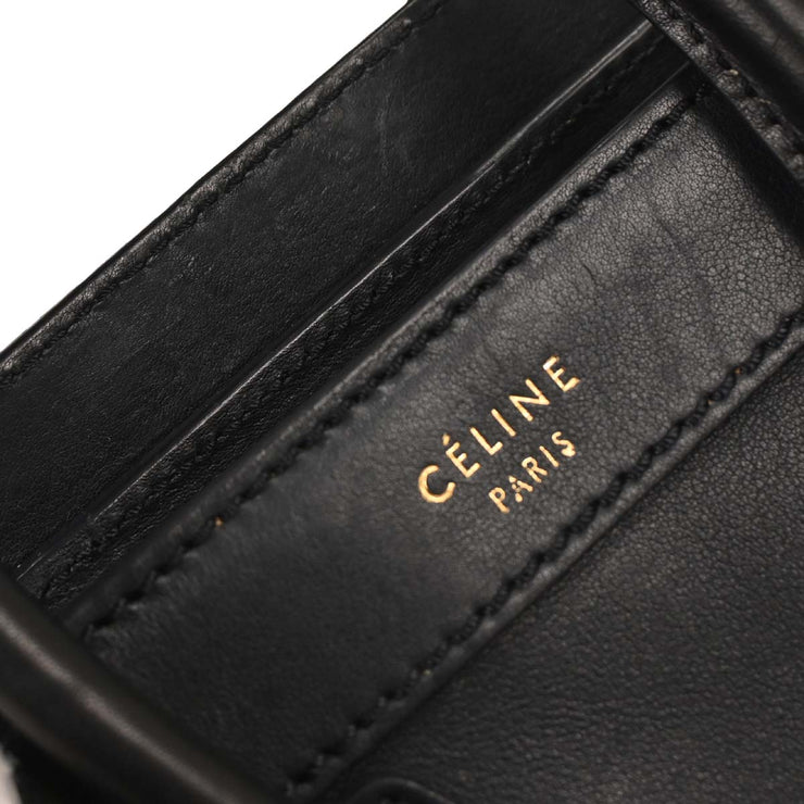 Celine Navy Leather Nano Luggage Tote Bag F-ZP-0133 177655