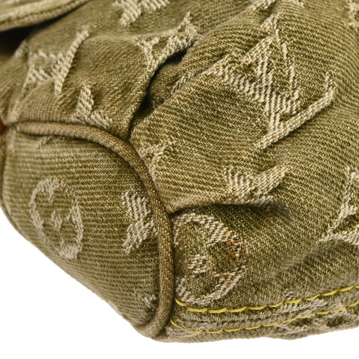 Louis Vuitton Khaki Monogram Denim Mini Pleaty Handbag M95217 CA0016 177660
