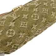 Louis Vuitton Khaki Monogram Denim Mini Pleaty Handbag M95217 CA0016 177660