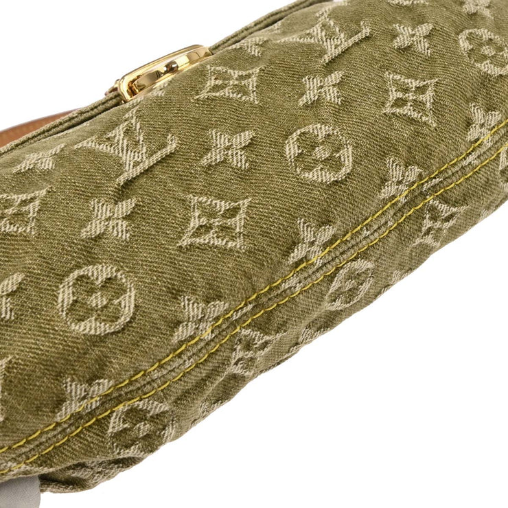 Louis Vuitton Khaki Monogram Denim Mini Pleaty Handbag M95217 CA0016 177660