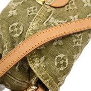 Louis Vuitton Khaki Monogram Denim Mini Pleaty Handbag M95217 CA0016 177660