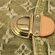 Louis Vuitton Khaki Monogram Denim Mini Pleaty Handbag M95217 CA0016 177660