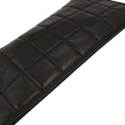Chanel Black Lambskin Choco Bar Chain Handbag 177665