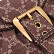 Celine Bordeaux Paris Macadam Shoulder Bag CY00/24 177666