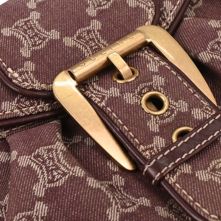 Celine Bordeaux Paris Macadam Shoulder Bag CY00/24 177666