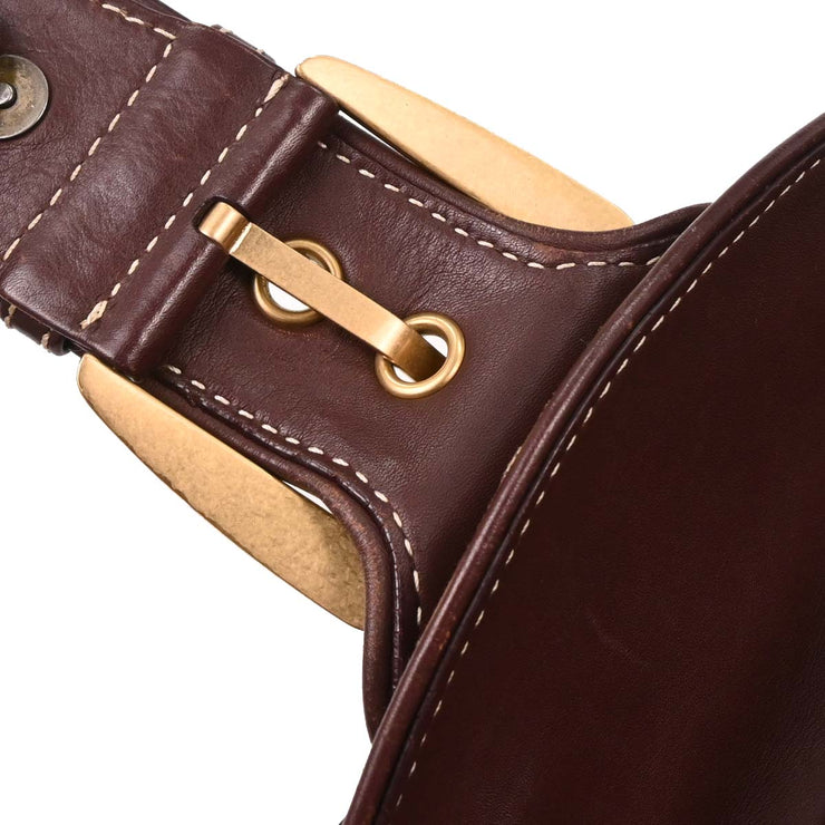 Celine Bordeaux Paris Macadam Shoulder Bag CY00/24 177666
