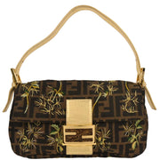 Fendi Gold Embroidered Zucca Baguette Handbag 2731.26424.018 177667