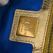 Fendi Gold Embroidered Zucca Baguette Handbag 2731.26424.018 177667