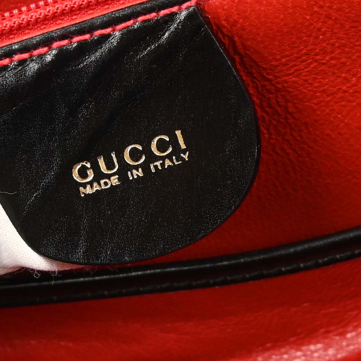 Gucci Black Bamboo 2way Handbag 001.2684.0633 177669