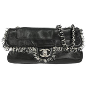 Chanel Black Lambskin Shoulder Bag 177673