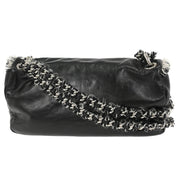 Chanel Black Lambskin Shoulder Bag 177673