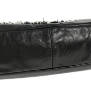 Chanel Black Lambskin Shoulder Bag 177673