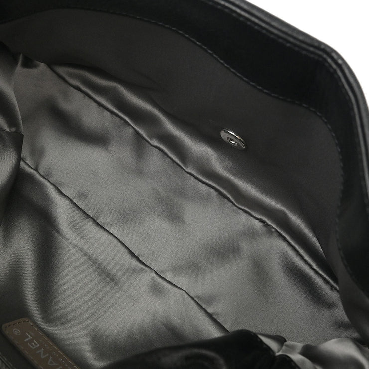 Chanel Black Lambskin Shoulder Bag 177673