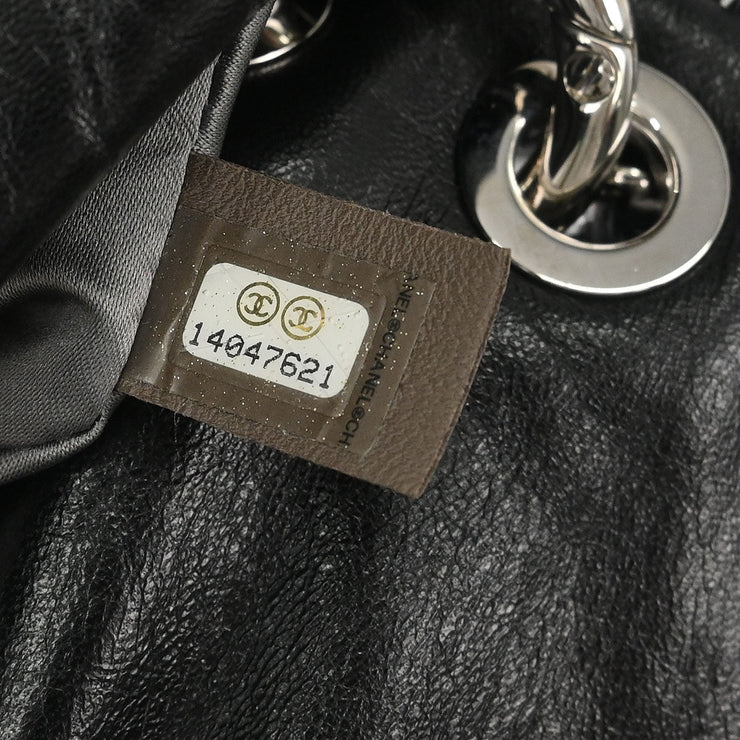 Chanel Black Lambskin Shoulder Bag 177673