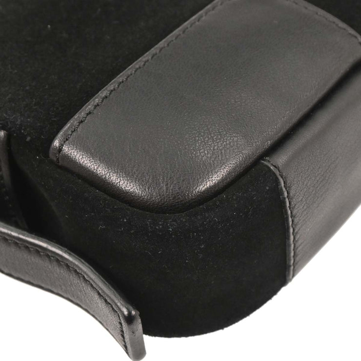 Loewe Black Suede Handbag 070407 177679