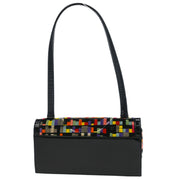 Chanel Black Velvet Mademoiselle Lock CC Handbag 177680