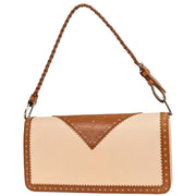 Christian Dior Brown Beige D Trick Shoulder Bag 05-MA-0074 177682