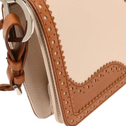 Christian Dior Brown Beige D Trick Shoulder Bag 05-MA-0074 177682