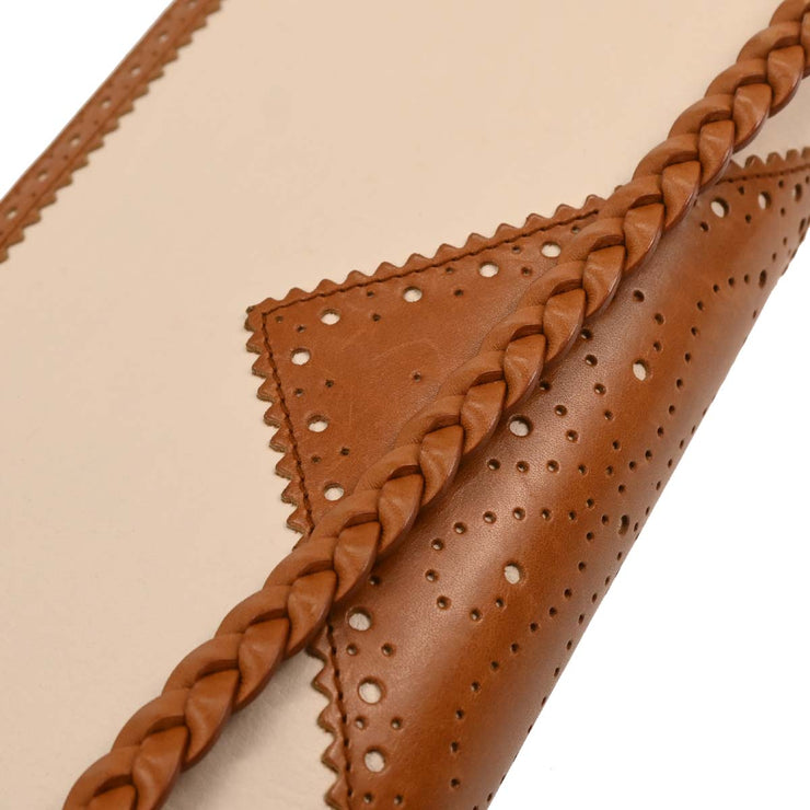 Christian Dior Brown Beige D Trick Shoulder Bag 05-MA-0074 177682